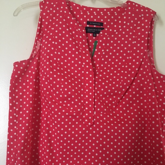 Jones New York Polka Dot Top - Picture 3 of 8
